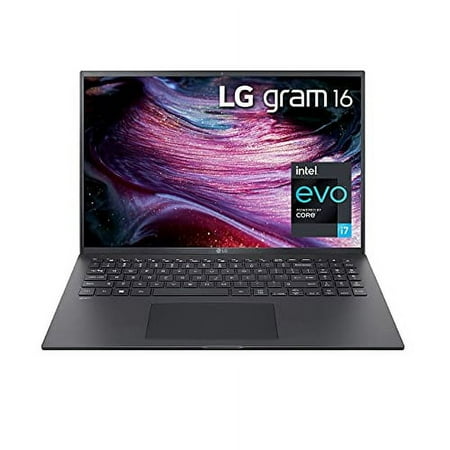 LG Gram 16Z90P - 16" WGXGA (2560x1600) Ultra-Lightweight Laptop, Intel evo with 11th gen CORE i7 1165G7 CPU , 16GB RAM, 256GB SSD, Alexa Built-in, 19.5 Hours Battery, Thunderbolt 4, Black - 2021 (Rene