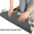 thumbnail image 3 of Paw Prints and Bones Hot Yoga Mat Towel Non Slip for Hot Yoga - Quick-Drying Yoga Mat Cover with 4 Corner Pockets with Travel Bag - Hot Yoga Towel Non Slip Grip Moisture Wicking Sweat 70"x26", 3 of 6