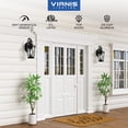 thumbnail image 3 of VIANIS Motion Sensor Outdoor Light Fixtures, Black Modern Porch Lights Wall Mount, Waterproof Outdoor Lanterns Wall Sconce, Exterior Coach Lights for Garage with E26 Base, Anti-Rust, 3 of 9