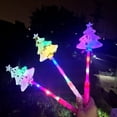 thumbnail image 5 of Christmas Tree Glow Stick Magical Wand Props Luminous Long Lifespan Magic Toy Plastic Multi-purpose Magical Wand Props  Xmas Home Decor A A, 5 of 8