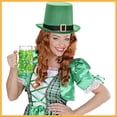 thumbnail image 2 of Womens Mens Hats St. Patrick's Day Green Velvet Top Hat Irish Festival Costume Hat Sun Hats for Women Green One Size, 2 of 4