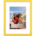 thumbnail image 1 of Vittanly Diploma Frame, Premium Material with Shatter Resistant Plexiglass, Display Pictures 6x8 with Mat or 8.5x11 without Mat, 8.5x11 Picture Frame for Wall or Table Top Display, Yellow, 1 Pack, 1 of 6