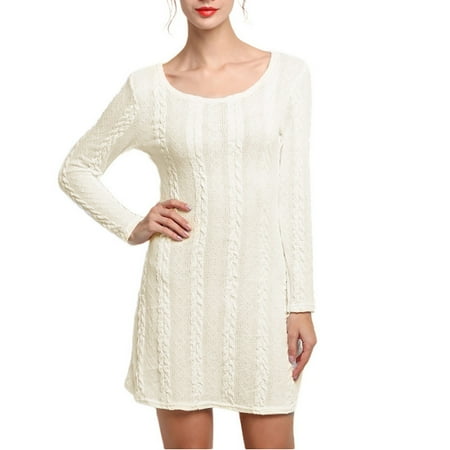 

Summer Work Dresses Women Sweatershirts Long Sleeve Knitted Crewneck Oversized Maternity Wear to Work Dresses
