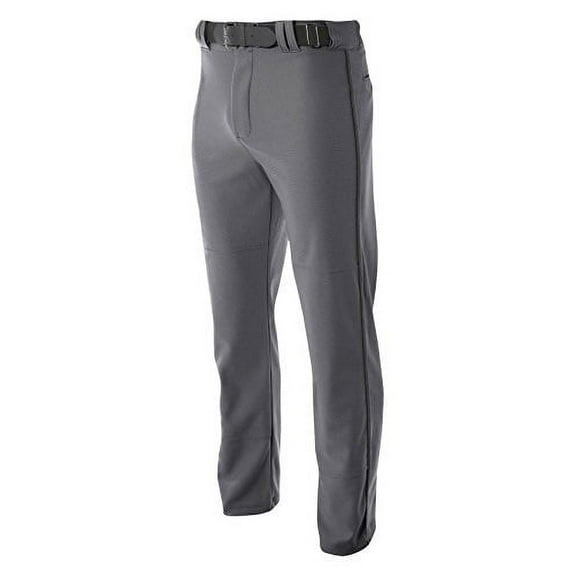 a4 mens pro-style open bottom baseball pant, large, graphite