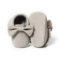 thumbnail image 3 of Fymall Baby Boy Girl Tassel Leather Crib Shoes Infant Prewalker, 3 of 3