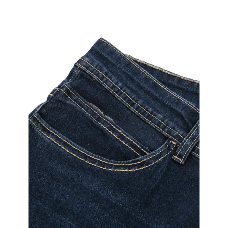 Binpure Men's Stretch Skinny Ripped Jeans Super Comfy Distressed Denim Pants