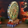 thumbnail image 3 of Mr. Christmas 15 in. Ferris Wheel Decoration, 25 Songs, LED Light Show, Multicolor, 3 of 6