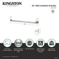 thumbnail image 2 of Kingston Brass GB1242ES 42" Stainless Steel Wall Mount Grab Bar, Brushed Nickel, 2 of 4