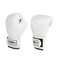 thumbnail image 4 of Calentador De La Mano 2 uds guantes de combate de entrenamiento de boxeo guantes de Kickboxing de cuero para niños (blanco) Likrtyny  Para Estrenar, 4 of 6