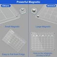 thumbnail image 5 of Monthly Planner Acrylic Magnetic Dry Erase Board, Adhesive Board with 6 Pens, 5 of 6