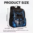 thumbnail image 7 of Uorisanigo Blue Lightning Wolf Kids Backpack for Toddler Boys Preschool, Mini Lightweight Daypack for Kindergarten, Casual Schoolbag with Side Pocket for Daily Use, 7 of 7