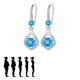 thumbnail image 1 of Earrings Metal Earrings Multi-layer Diamond Set C-Shape Decongestion Earrings, 1 of 6