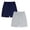 Dark Blue 1PCS & Light Gray 1PCS, variant on XEGLSBU 2 Pack Boys Shorts Casual Pull on Elastic Waist Summer Solid Color Shorts for Teen Size 15-16 Years