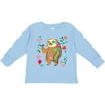 thumbnail image 3 of Inktastic Sloth Cute for Girls Girls Long Sleeve Toddler T-Shirt, 3 of 5