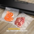 thumbnail image 3 of 4 Rolls 11" x 50' Vacuum Sealer Bags for Food, BPA Free Food Saver Rolls, Vacuum Seal Rolls for Seal-a-Meal and FoodSaver Vacuum Sealers, 3 of 7