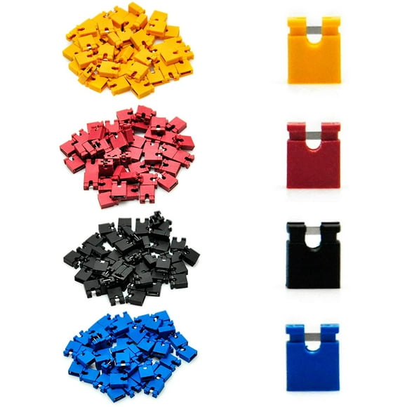Gikfun 2.54mm Standard Computer Jumper Caps Short Circuit Cap Mini Micro Jumper Bridge Plug for Arduino Wire Connector