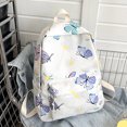 thumbnail image 1 of Mochila de Mujer con Estampado de Mariposas Mochilas Escolares Multifuncionales para Deporte (Blanco) Sywqhk Para Estrenar, 1 of 8