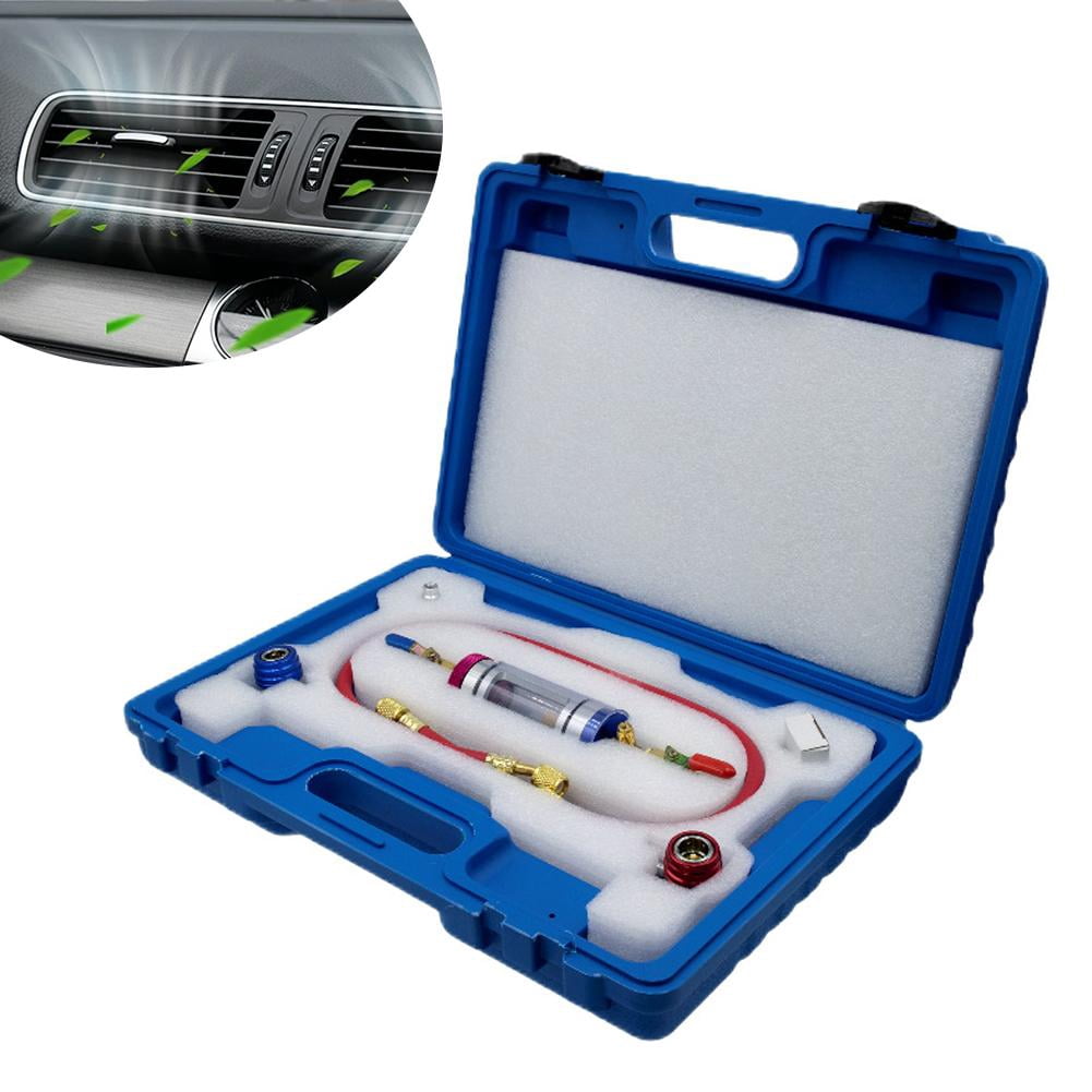 Automotive Conditioning Refrigerant Oil Analyzer, 2025 New Car A/C System Compressor Oil Filter Test Tool, Auto Aircon Oilss Checker, Refrigeration Oils Regulator