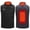 15Black, variant on Hicidod Kids Heated Jacket Hoodless Winter Warm Vest Coats Windproof Usb Charging Electric Heating Thermostatic Jackets