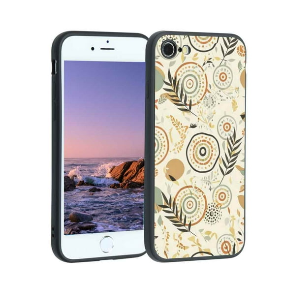 Abstract-boho-10 Phone Case, Degined for iPhone 8 Case Men Women, Flexible Silicone Shockproof Case for iPhone 8