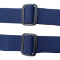 thumbnail image 2 of Men Navy Blue Suspenders Adjustable Elastic - Heavy Duty 1.4 Inch Wide X Shape Strong Clip Suspender, 2 of 6
