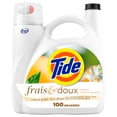 thumbnail image 2 of Tide Fresh & Gentle liquid laundry detergent, 100 Loads, Orange Blossom Scent, Gentle laundry soap with nature inspired freshness, Dermatologist tested, 100% free of added dyes and heavy perfumes, 2 of 20