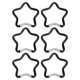 thumbnail image 1 of Uxcell Clip de Resorte en Forma de Estrella [Paquete de 6] - Clip para Llaveros Gancho de Resorte [Negro/Aleación de Aluminio], 1 of 6