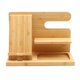 thumbnail image 5 of Estación de acoplamiento para teléfono, organizador de relojes, soporte portátil de madera para teléfono perezoso, soporte para llaves para, 5 of 9