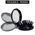 thumbnail image 4 of LOUISE MAELYS 1 Uds. Mini peine plegable de bolsillo con espejo, juego de viaje, Idea de regalo, 4 of 7