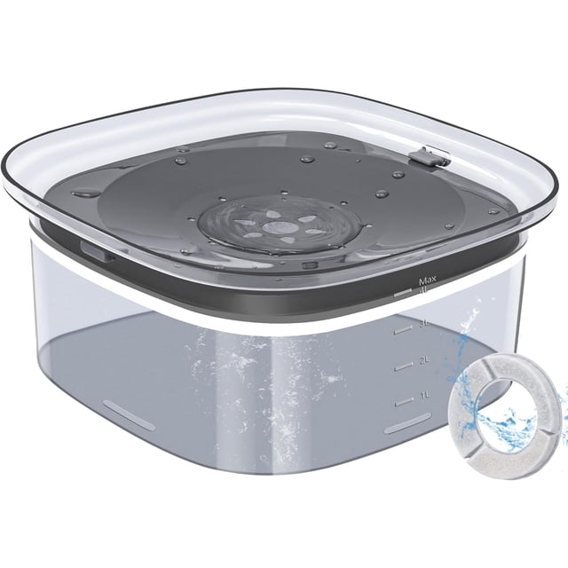 Cuenco de agua para perros UPSKY, 4 litros, 1350 ml, a prueba de salpicaduras