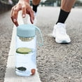 thumbnail image 5 of Sports Water Bottle 21.9oz Leak Proof Portable Outdoor Fitness Hydration Bottle with Clear Scale and Strap, Reusable, Dishwasher Safe, Suitable for Hiking Camping and Gym, 5 of 7