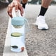 thumbnail image 5 of Botella de agua deportiva de 21,9 oz a prueba de fugas | Marcador de tiempo motivacional | Plástico esmerilado semitransparente portátil | Resistente para lavavajillas | Hidratación de fitness en, 5 of 6