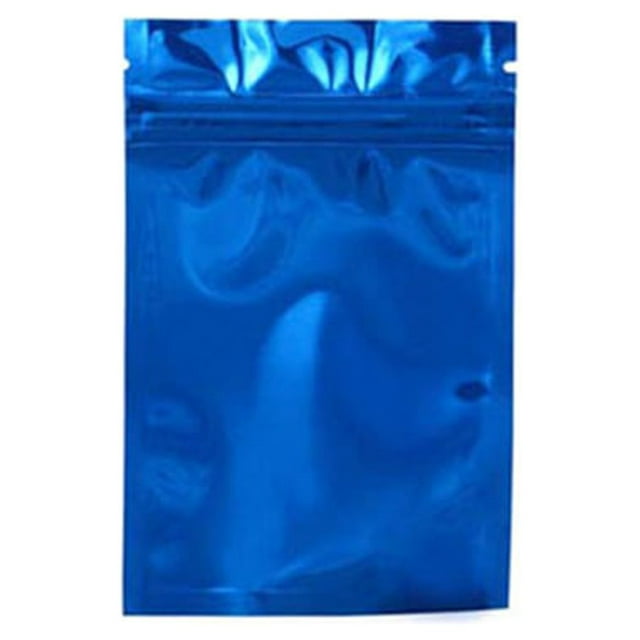 100 Pieces Foil Pack Bag Home Leakproof Sealing which has good practicality Cosmetic Powder Package Bags Wrapping Accessory Holding Pouch Blue 8.5x13cm