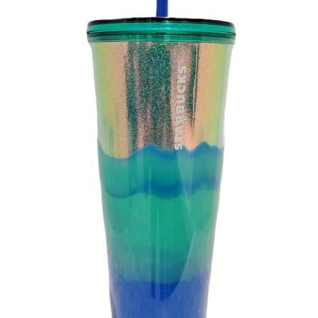 Starbucks Holiday 2022 Hologram Wave Ombre Tumbler 24oz