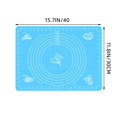 thumbnail image 1 of Tapete grande de silicona para cocina, tapete para hornear masa para amasar, para cocinar pasteles, pasteles, almohadillas antiadherentes para amasar, herramientas, accesorios de hojas Deng Xun unisex, 1 of 2