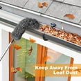 Gutter Cleaning Brush Extendable Guard Cleaner Tool, 8.2Ft Long