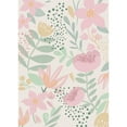 thumbnail image 5 of BERTHMEER 2'x3' Small Pink Area Rugs for Bathroom Bedroom Entryway Cute Soft Kitchen Dorm Entrance Non Slip Washable Beige Floral Modern Contemporary Throw Rugs，Multicolor, 5 of 5