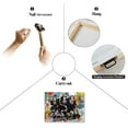 thumbnail image 5 of HFDF Graffiti Painting Modern Wall Art, , DJ Monkey Chimp Poster, Street Art Canvas for Living Room Decor 10x8inch Framed, 5 of 7