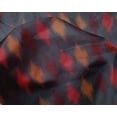 thumbnail image 4 of oneOone Silk Tabby Fabric Argyle Ikat Decor Fabric Printed BTY 42 Inch Wide, 4 of 4