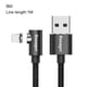 thumbnail image 1 of Essager Cable de carga Cable de carga de codo para teléfono con conector giratorio de 360 ​​grados, Negro, 1 m, Reemplazo para IOS Jumpingount EL5313-01, 1 of 2