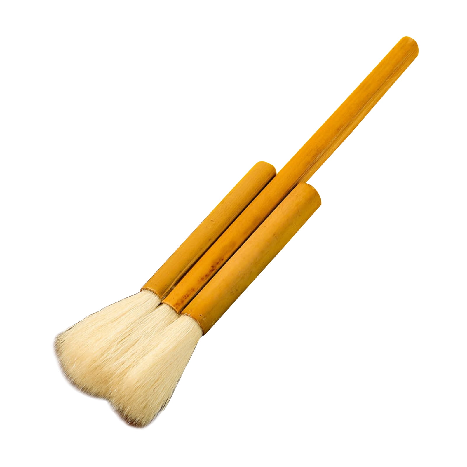 BYDOT Flat Hake Brushes Sheep Hair Hake Paint Brush for Watercolor
