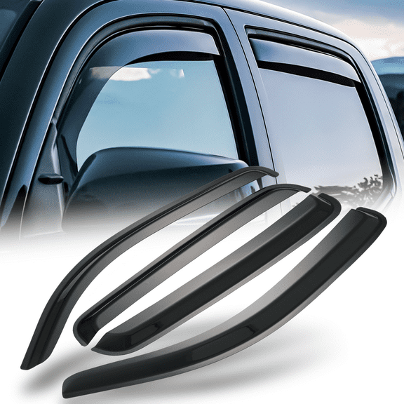 Magshion 4 Pieces Window Visor Shade Vent Rain Wind Deflector for 2005-2023 Toyota Tacoma Extended Cab