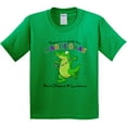 thumbnail image 3 of Inktastic There's No Party Like Mardi Gras-alligator Youth T-Shirt, 3 of 5