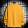 thumbnail image 3 of LEEy-world Men'S Sweatshirt, Ecosmart Hoodie, Cotton-Blend Hooded Sweatshirt, Plush Pullover Hoodie Men Hoodies Yellow,4XL, 3 of 4