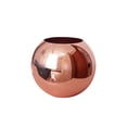 thumbnail image 4 of Florero de acero inoxidable, contenedor de flores de metal, maceta redonda para plantas nórdicas, decoración de mesa para sala de estar de oficina AweSitey HA001195-03B, 4 of 6