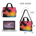 thumbnail image 3 of Laptop Bag Laptop Briefcase 15.7 x 3 x 11.8 Inches Laptop Bag Briefcases Laptop Storage Travel Laptop Bag Work Laptop Bag Sunset Coconut, 3 of 8