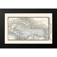 thumbnail image 2 of Alden 18x13 Black Modern Framed Museum Art Print Titled - West Indies Central America - Alden 1886, 2 of 5