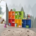 thumbnail image 4 of Room Designs Bookcase/Organizer Orange Contemporary Rectangle, 4 of 4