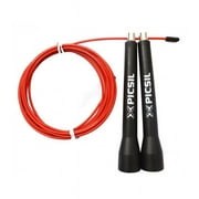 PicSil Jump Rope, Speed Rope, Double Dutch Jump Rope for Double Unders, Cross Training, Boxing, Fitness & Conditioning, Fly with PicSil Ropes.
