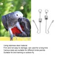 thumbnail image 3 of Anillos para Pata de Pájaro de Acero Inoxidable Hebilla de Pierna con Apertura Antideslizante 2 uds ANGGREK Otros, 3 of 8